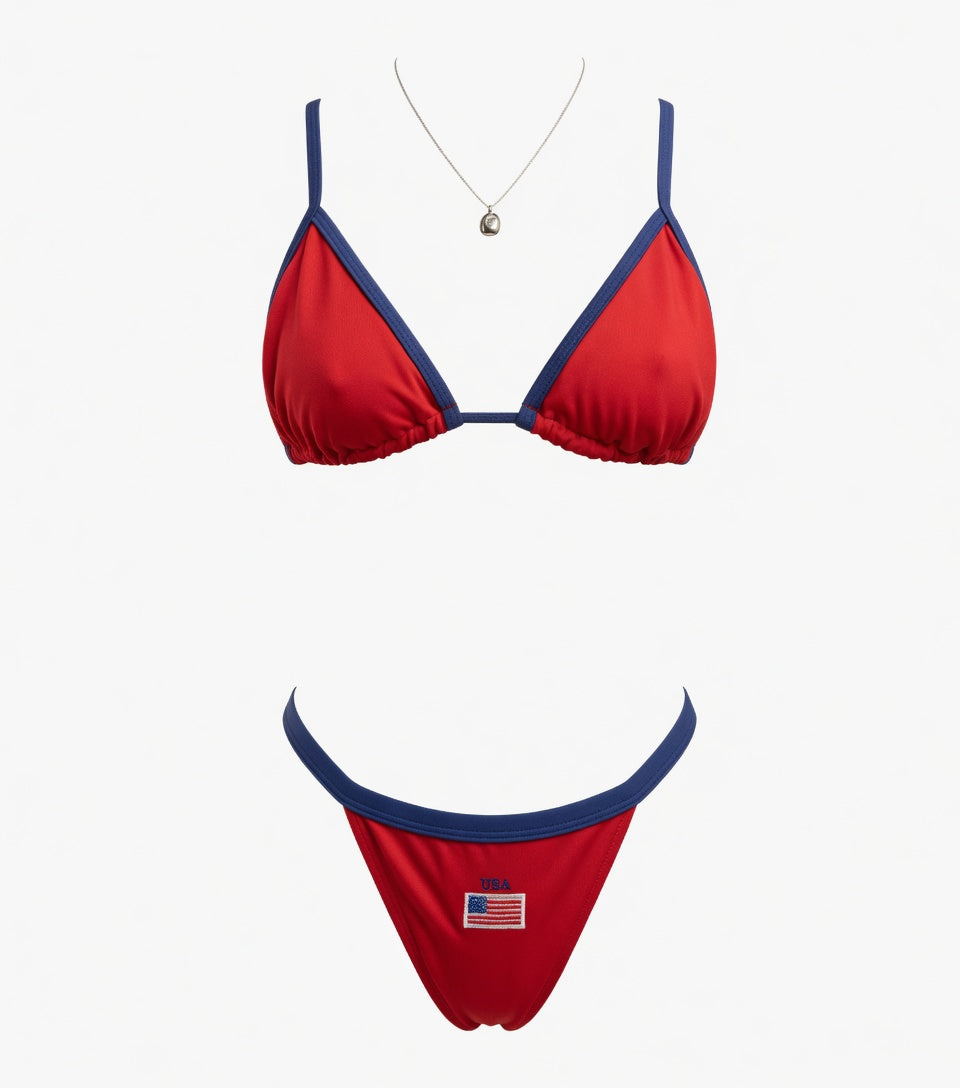 Americana Triangle Top