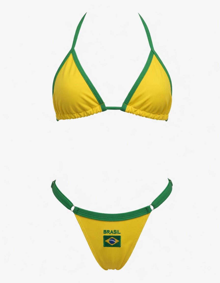 Brasileira Amarela Triangle Top
